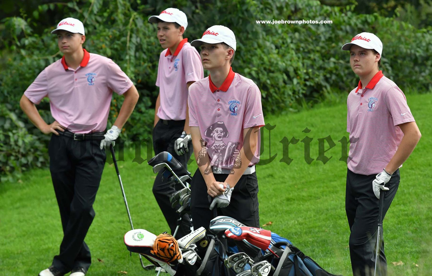 Cummings, Pazyra, White and Nordstrom of the TMHS Golf team